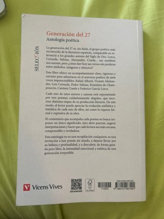 Antología poética generación del 27