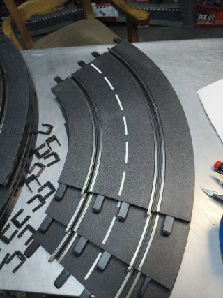 Carrera Evolution Lote 8 Curvas estándar 1/60