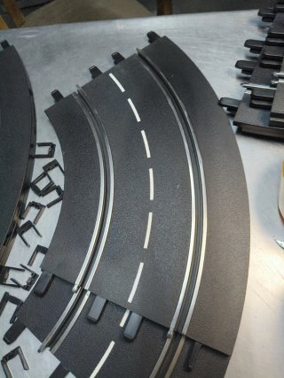 Carrera Evolution Lote 8 Curvas estándar 1/60
