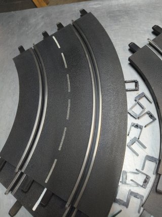 Carrera Evolution Lote 8 Curvas estándar 1/60