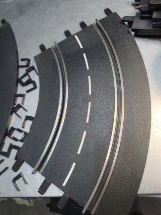 Carrera Evolution Lote 8 Curvas estándar 1/60