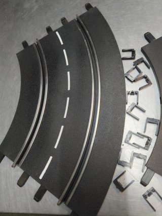 Carrera Evolution Lote 8 Curvas estándar 1/60