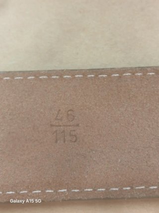 Cintura Louis Vuitton Marrone/Grigio