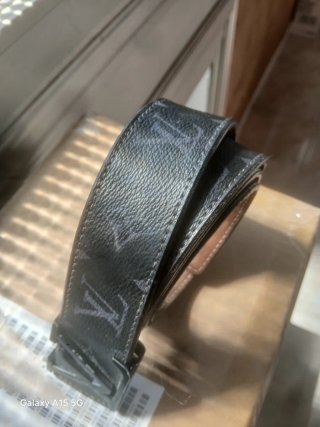 Cintura Louis Vuitton Marrone/Grigio