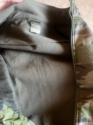 Forro polar ejército talla S