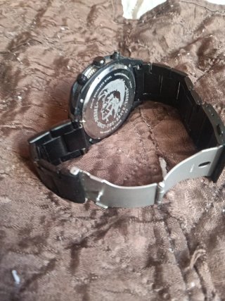 Reloj Diesel Negro y Plateado