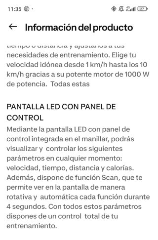Cinta de Correr Cecotec Dynamic Speed en VALLECAS