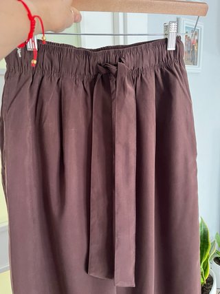Pantalón H&M Marrón Ancho