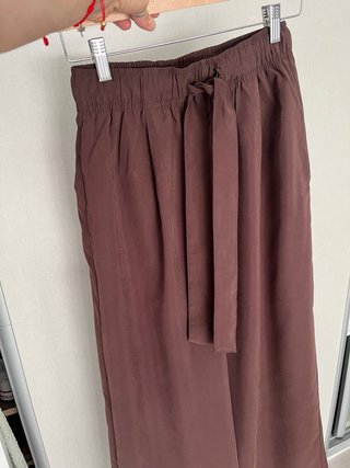 Pantalón H&M Marrón Ancho