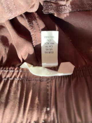 Pantalón H&M Marrón Ancho