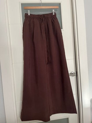 Pantalón H&M Marrón Ancho