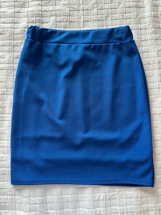 Conjunto veraniego falda y top azul