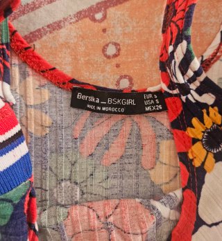 Body mujer estampado floral