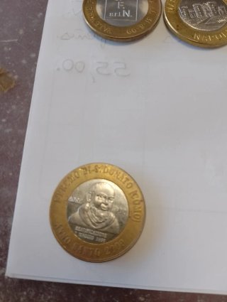 Lote 4 monedas Vaticano Anno Santo 2000