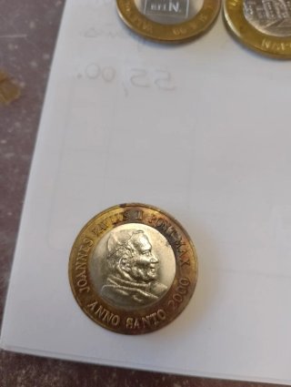 Lote 4 monedas Vaticano Anno Santo 2000