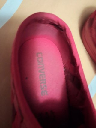 Converse Rojas Tejidas Talla 40