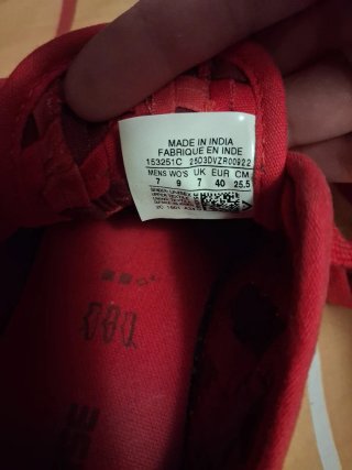 Converse Rojas Tejidas Talla 40