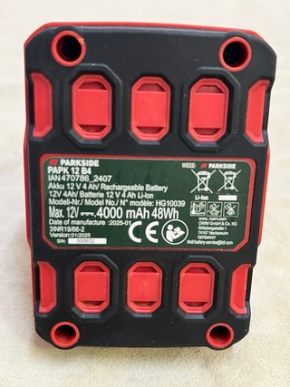 Batería Parkside PAPK 12 B3 12V 4Ah