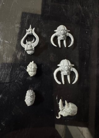 Terminators Chaos Marines Warhammer 40k Heads