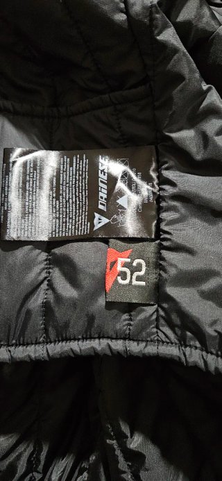 Giacca Moto Dainese Sportiva Nera e Rossa