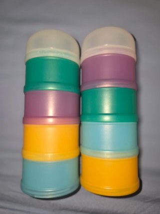 Dosificador Leche Bebé Pila Colores
