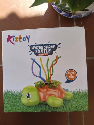 Aspersor de agua TORTUGA,  JUEGO  INFANTIL KIZTOY