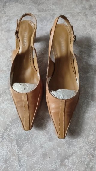 Zapatos Via Uno Beige Talla 38