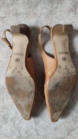 Zapatos Via Uno Beige Talla 38