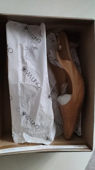 Zapatos Via Uno Beige Talla 38