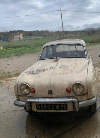 Motor Renault Dauphine + coche
