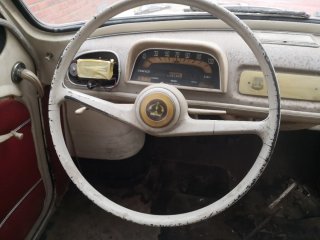 Motor Renault Dauphine + coche