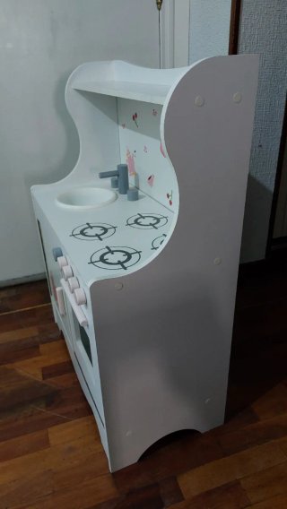 Cocina de juguete de madera