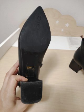 Botines de piel Dibia talla 36