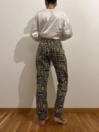 Pantaloni fantasia gialli Please