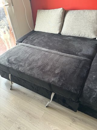 Sofá cama modular con almacenaje