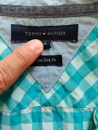 Camicia Tommy Hilfiger a quadri Taglia M