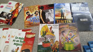 Lote Discos Vinilo y DVD Música Películas Vintage