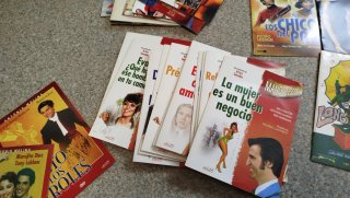 Lote Discos Vinilo y DVD Música Películas Vintage