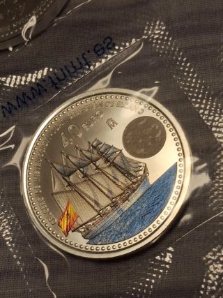 Monedas de Plata Juan Sebastián de Elcano 40 Euro
