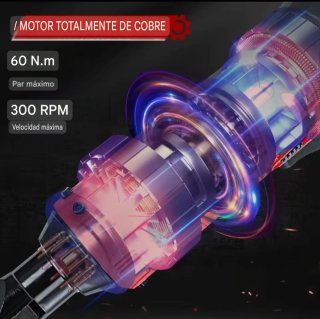 Llave Trinquete Inalámbrica Recargable (2 Baterías