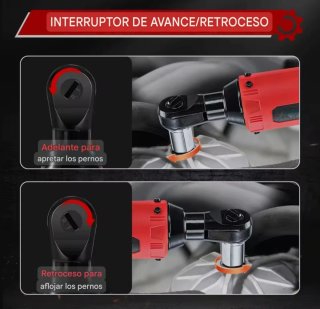 Llave Trinquete Inalámbrica Recargable (2 Baterías