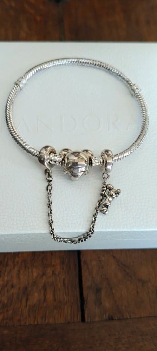 Pulsera + cadena seguridad Pandora