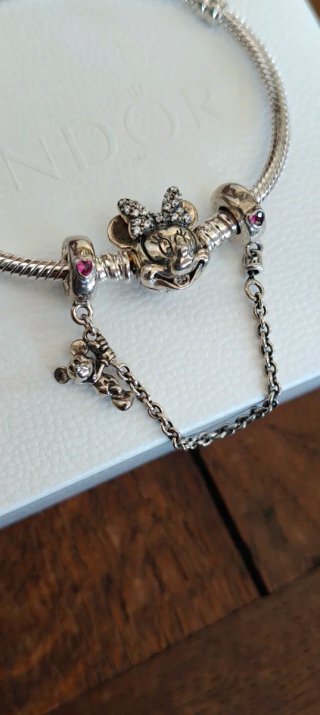 Pulsera + cadena seguridad Pandora