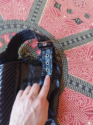 Corsé Gótico Negro Mujer Talla Única