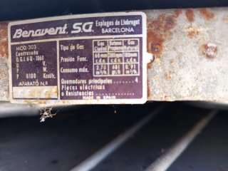 Cocina de gas Benavent