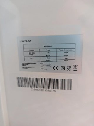 Mini Nevera Cecotec 6L
