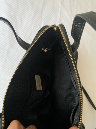 Bolso Kate Spade Cuero Beige y Negro