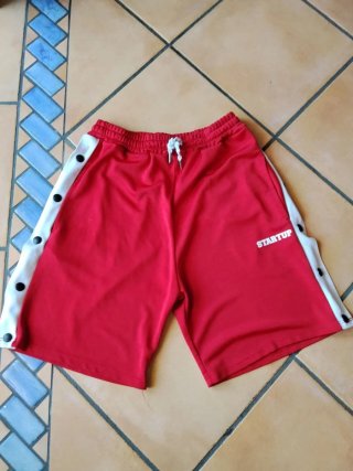 Pantaloncini StartUp rossi con bottoni