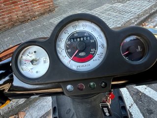 Peugeot Speedfight Scooter Azul/Blanco