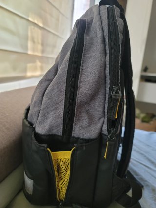 Mochila American Tourister Negra/Gris